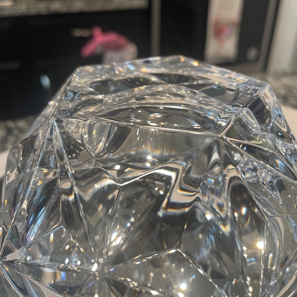 Tiffany & Co. Crystal Rock Cut Star Pattern Bowl, Made In Germany 5 Inch Bowl - Picture 5 of 9